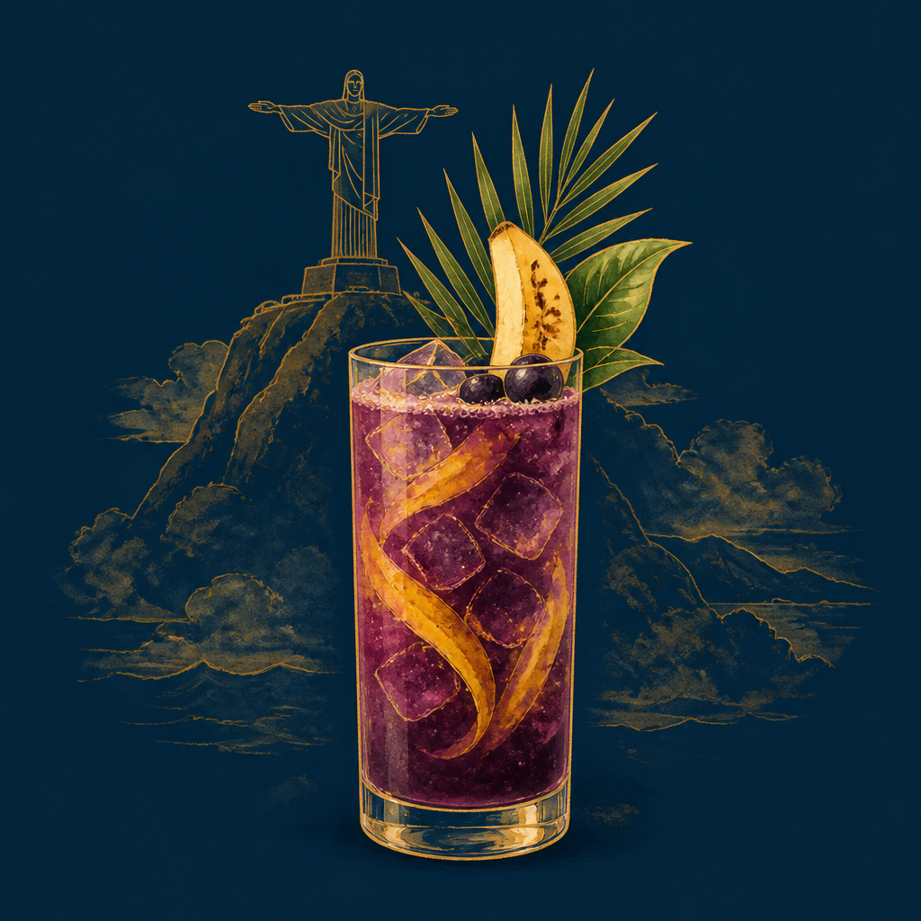 Ilustración carboncillo dorado de Cristo Redentor
